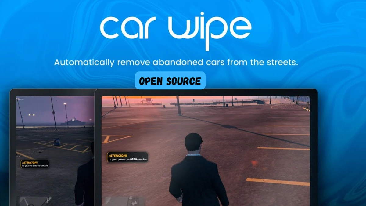 Car Wipe FiveM Script | Open Source Vehicle Cleanup System